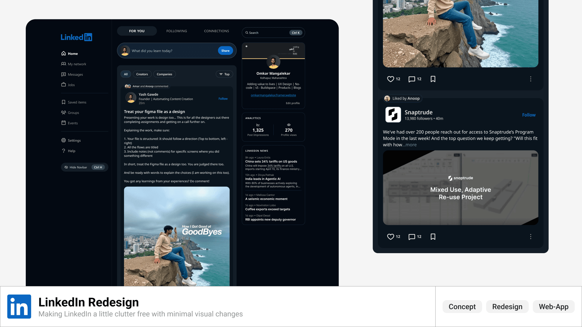 LinkedIn Redesign