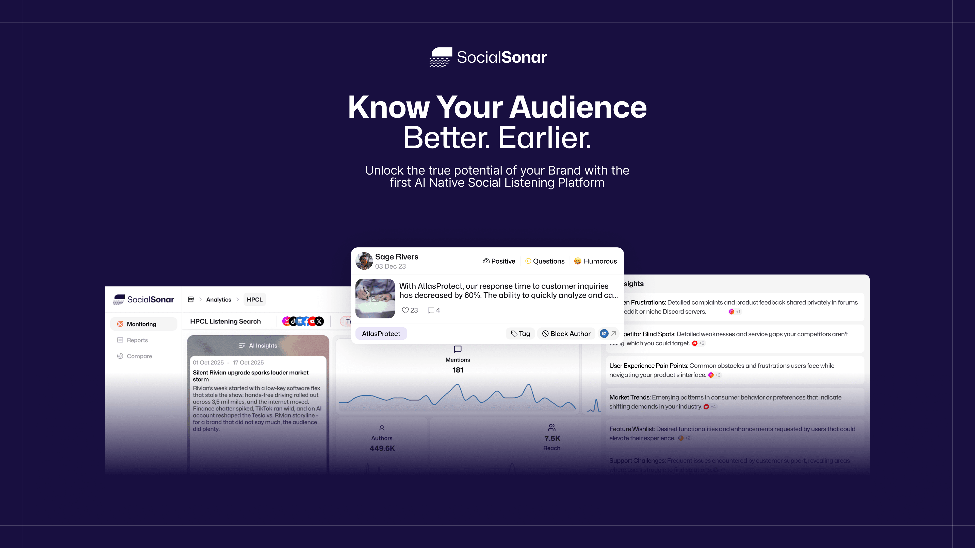 SocialSonar - AI Listening tool